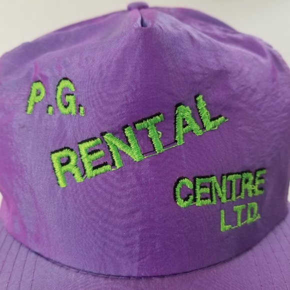 PG RENTAL CENTER nylon Cap Trucker Hat Snapback Ba - Picture 2 of 7